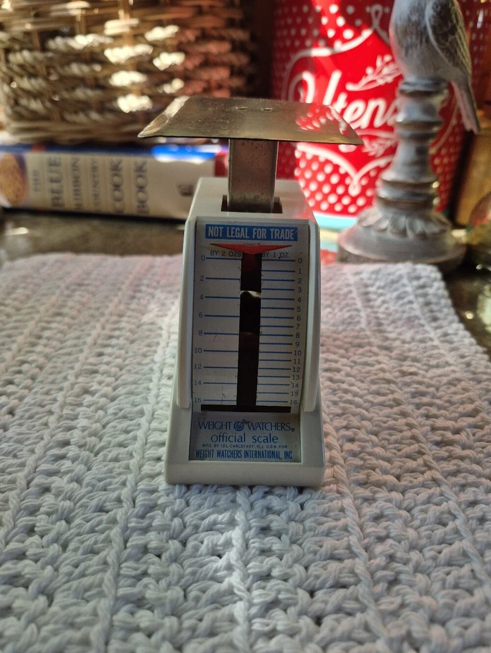 ❤️‍🔥 Vintage Small Weight Watchers Food Scale 1968 Works